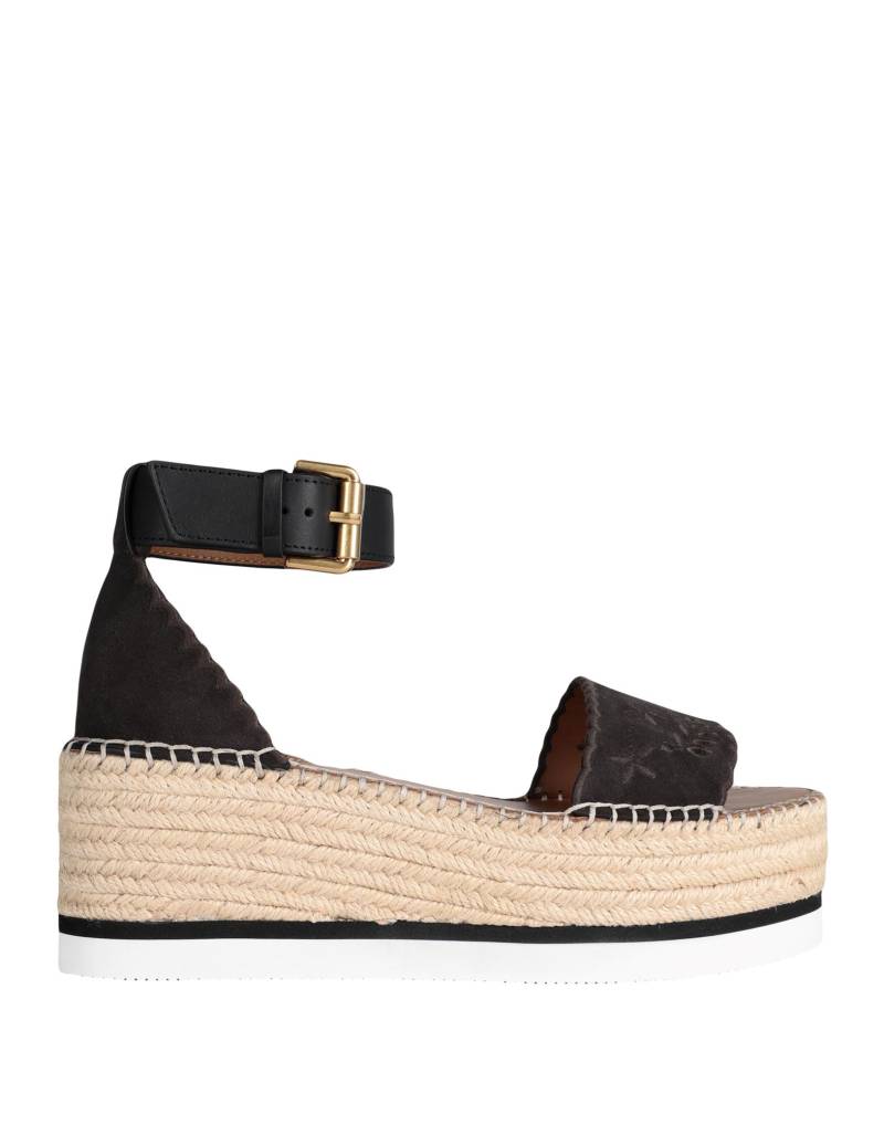 SEE BY CHLOÉ Espadrilles Damen Braungrau von SEE BY CHLOÉ
