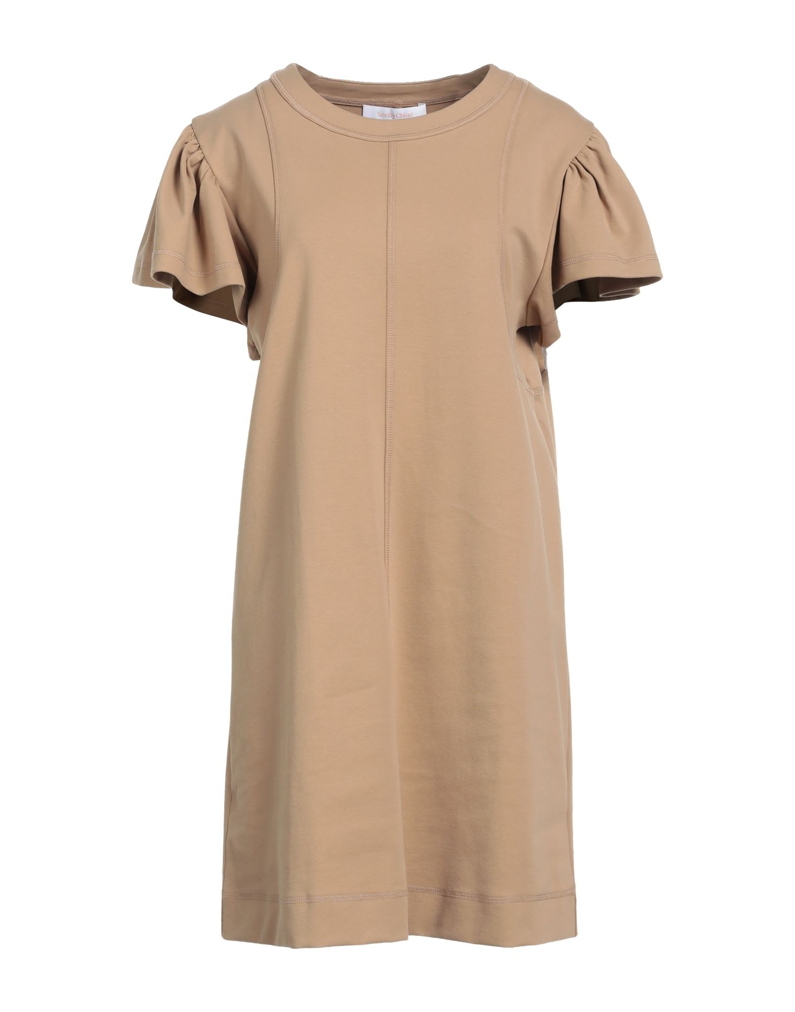 SEE BY CHLOÉ Mini-kleid Damen Beige von SEE BY CHLOÉ