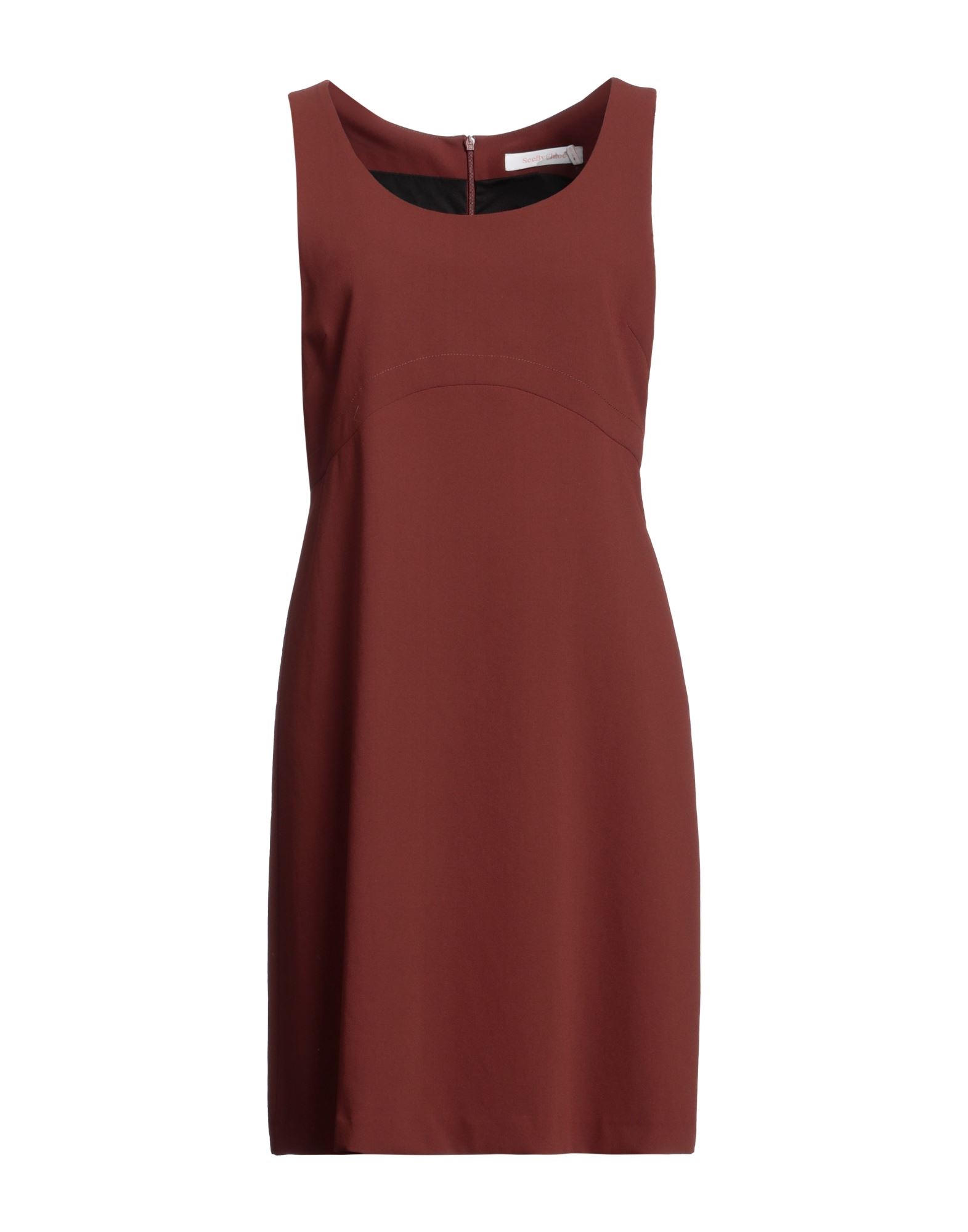 SEE BY CHLOÉ Mini-kleid Damen Braun von SEE BY CHLOÉ