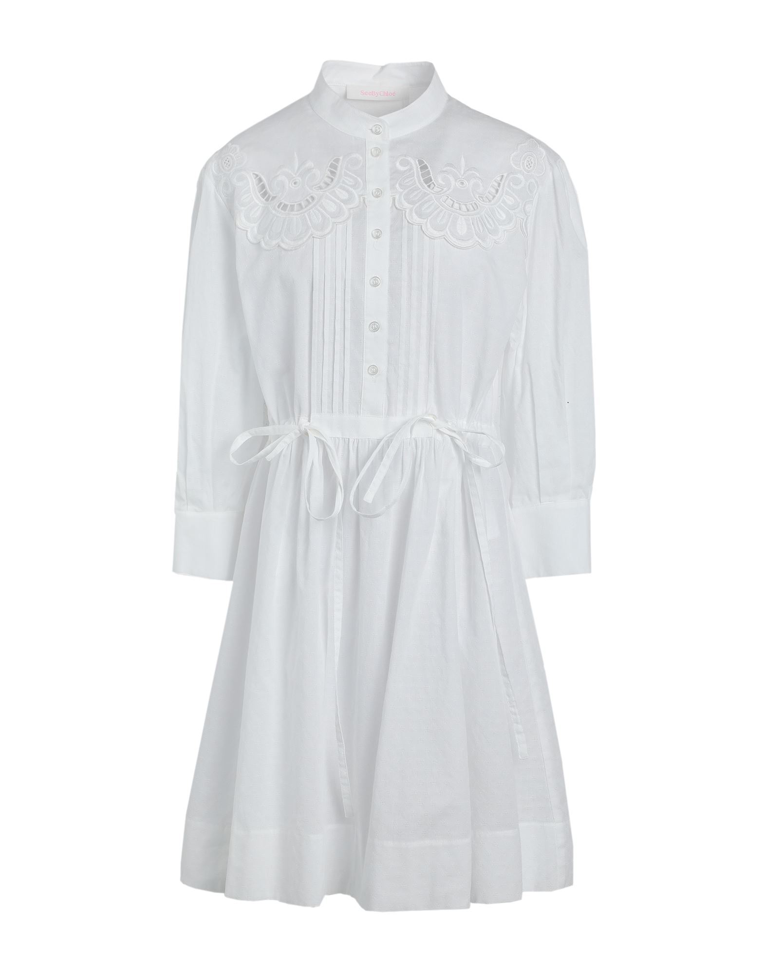 SEE BY CHLOÉ Mini-kleid Damen Off white von SEE BY CHLOÉ