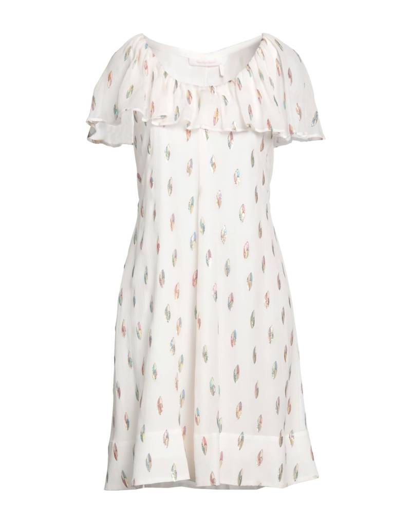 SEE BY CHLOÉ Mini-kleid Damen Weiß von SEE BY CHLOÉ
