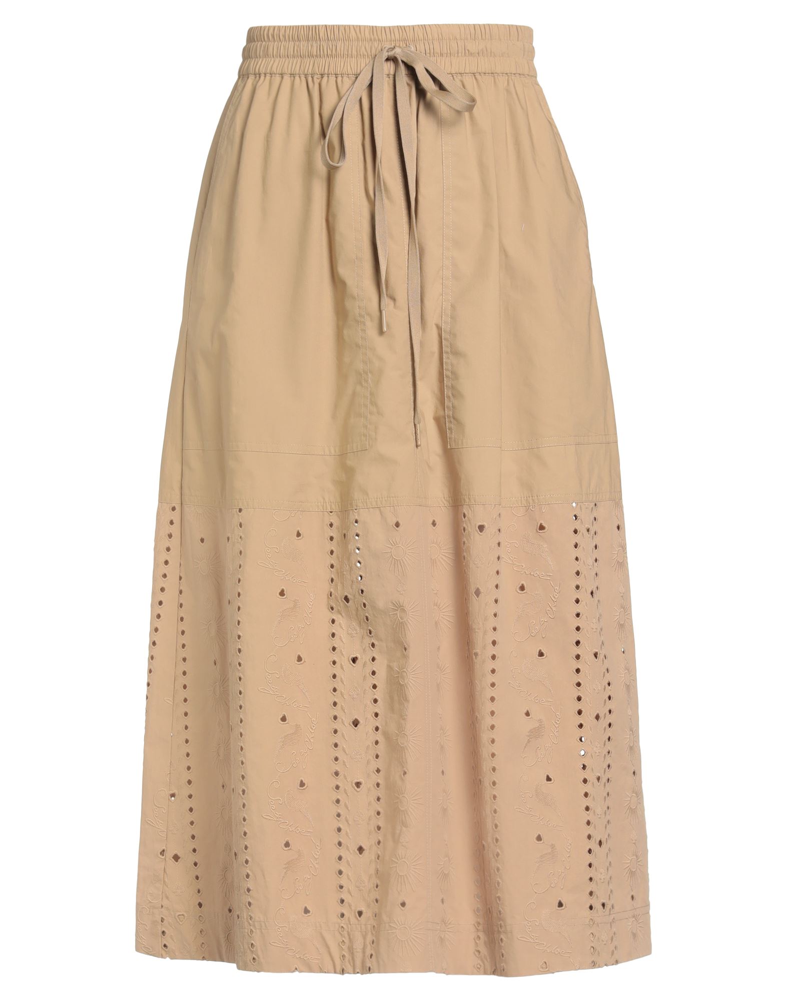 SEE BY CHLOÉ Midi-rock Damen Kamel von SEE BY CHLOÉ