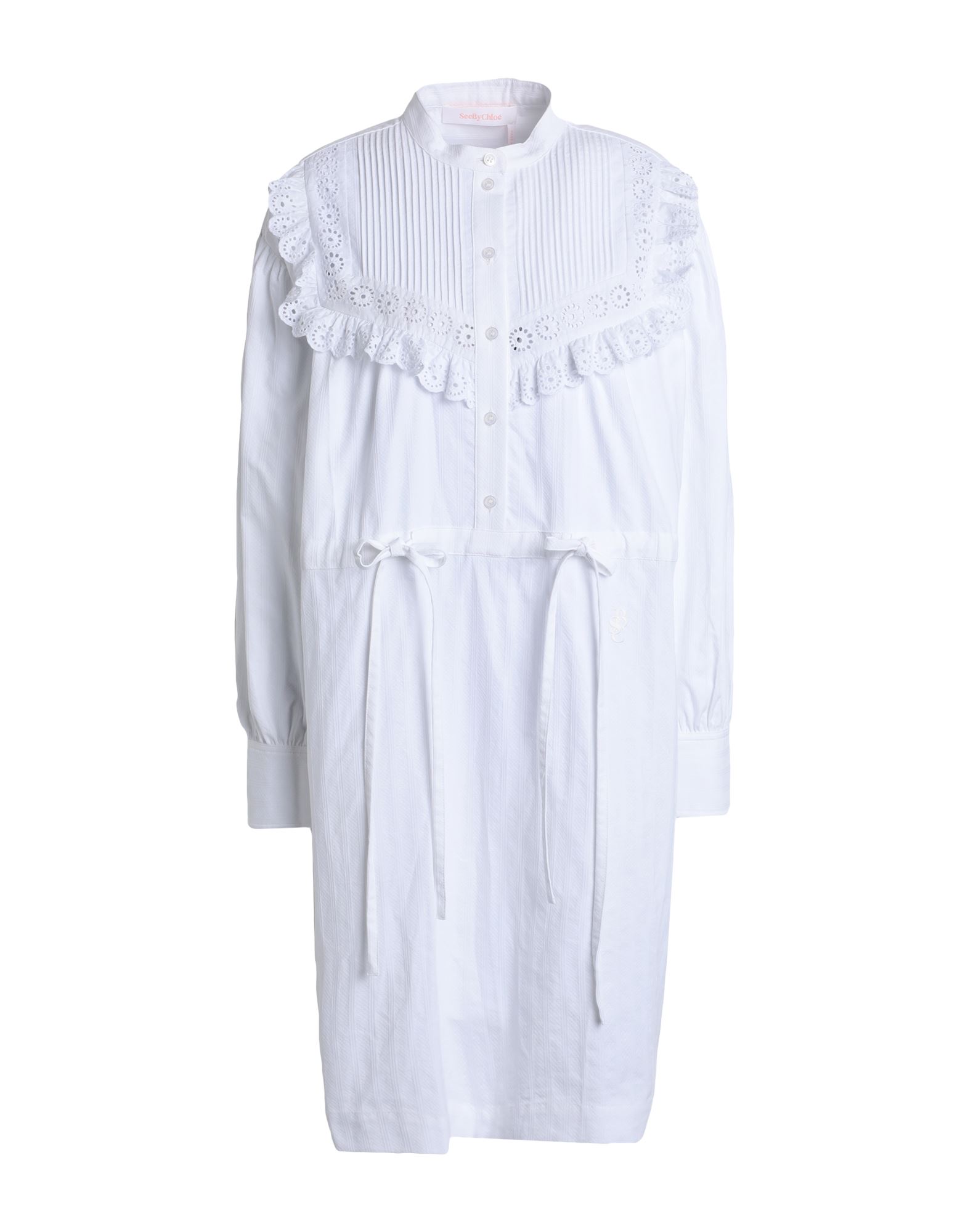 SEE BY CHLOÉ Mini-kleid Damen Weiß von SEE BY CHLOÉ