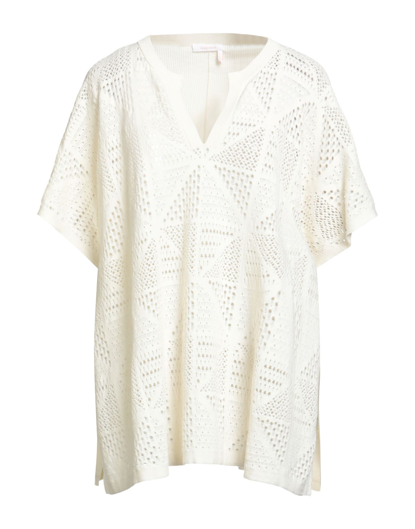 SEE BY CHLOÉ Pullover Damen Elfenbein SEE BY CHLOÉ Pullover Damen Elfenbein von SEE BY CHLOÉ