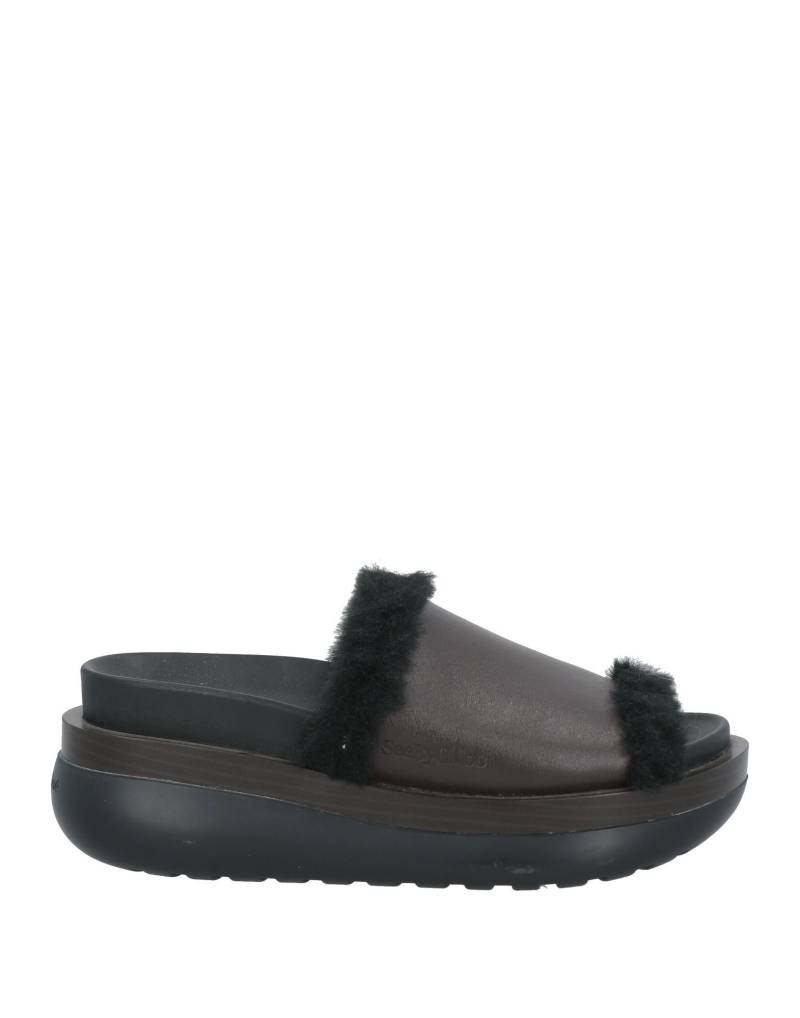 SEE BY CHLOÉ Sandale Damen Dunkelbraun von SEE BY CHLOÉ