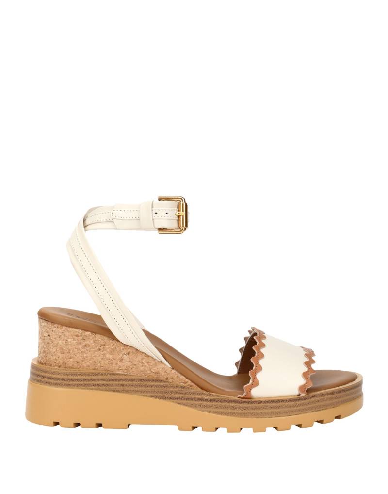 SEE BY CHLOÉ Sandale Damen Elfenbein von SEE BY CHLOÉ