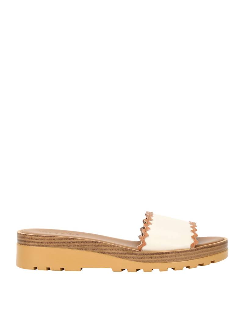 SEE BY CHLOÉ Sandale Damen Elfenbein SEE BY CHLOÉ Sandale Damen Elfenbein von SEE BY CHLOÉ