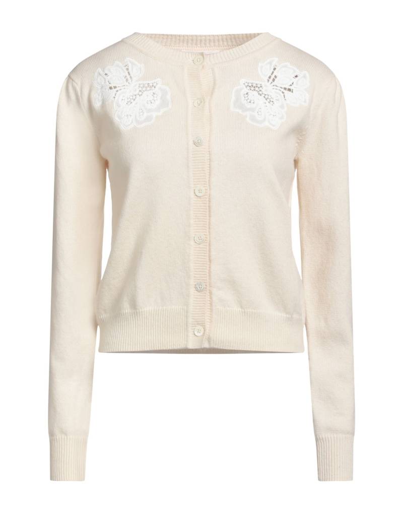 SEE BY CHLOÉ Strickjacke Damen Elfenbein von SEE BY CHLOÉ