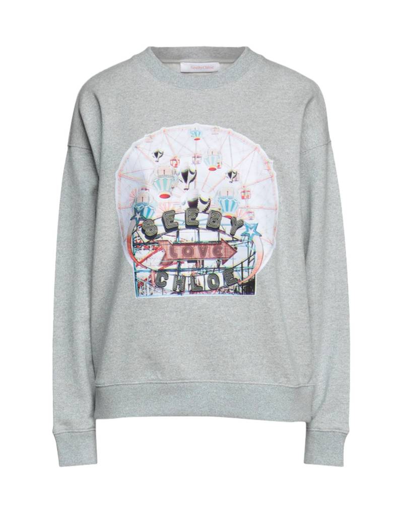 SEE BY CHLOÉ Sweatshirt Damen Grau von SEE BY CHLOÉ