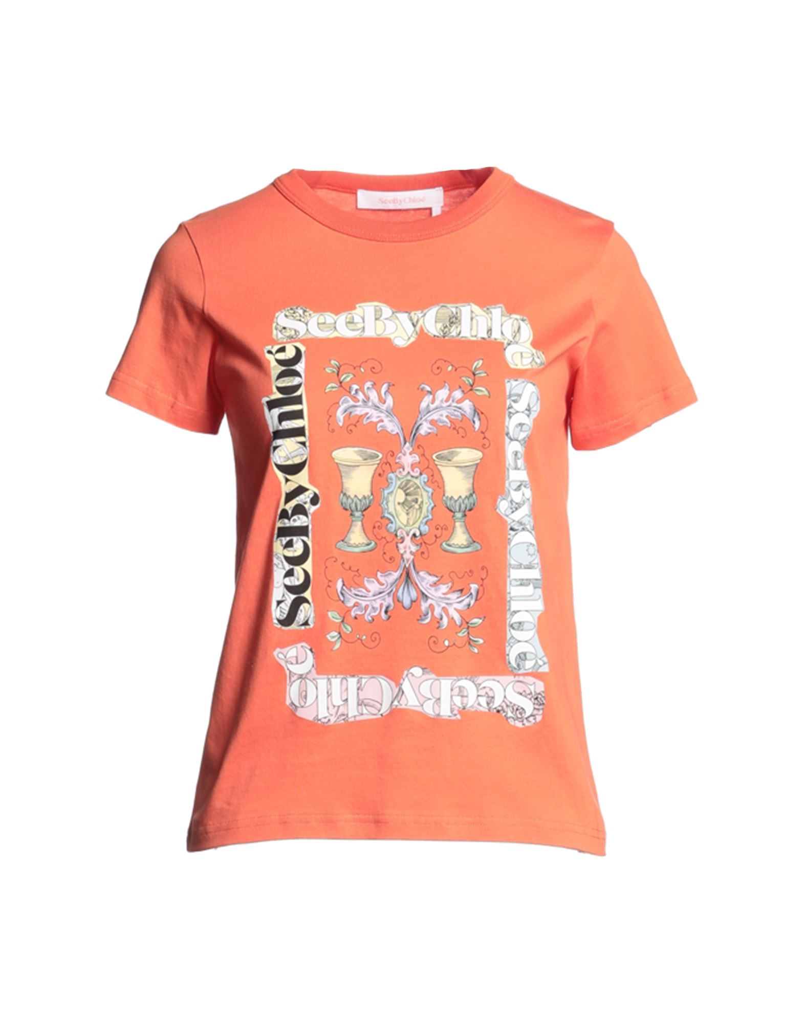 SEE BY CHLOÉ T-shirts Damen Orange von SEE BY CHLOÉ