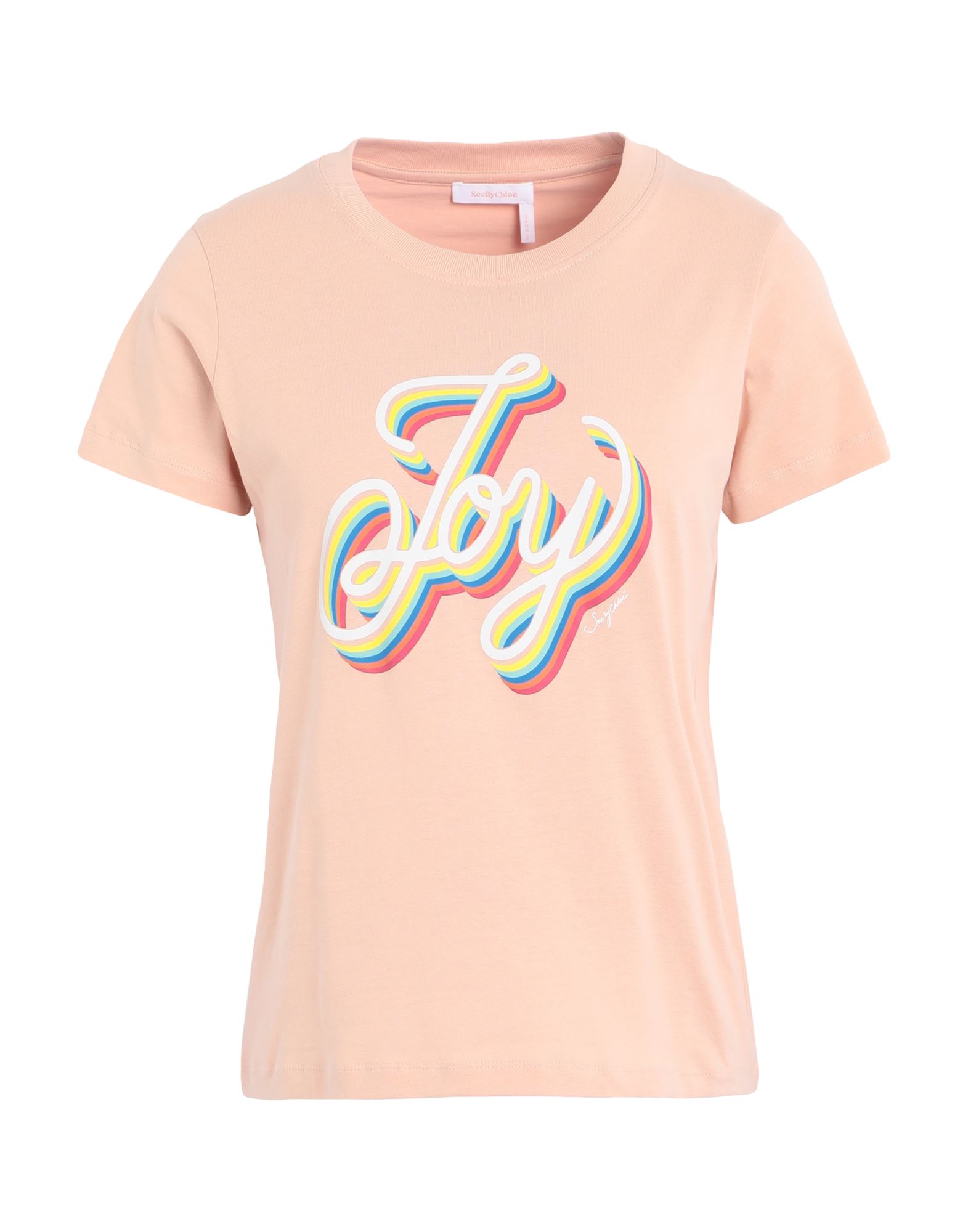 SEE BY CHLOÉ T-shirts Damen Pfirsich von SEE BY CHLOÉ