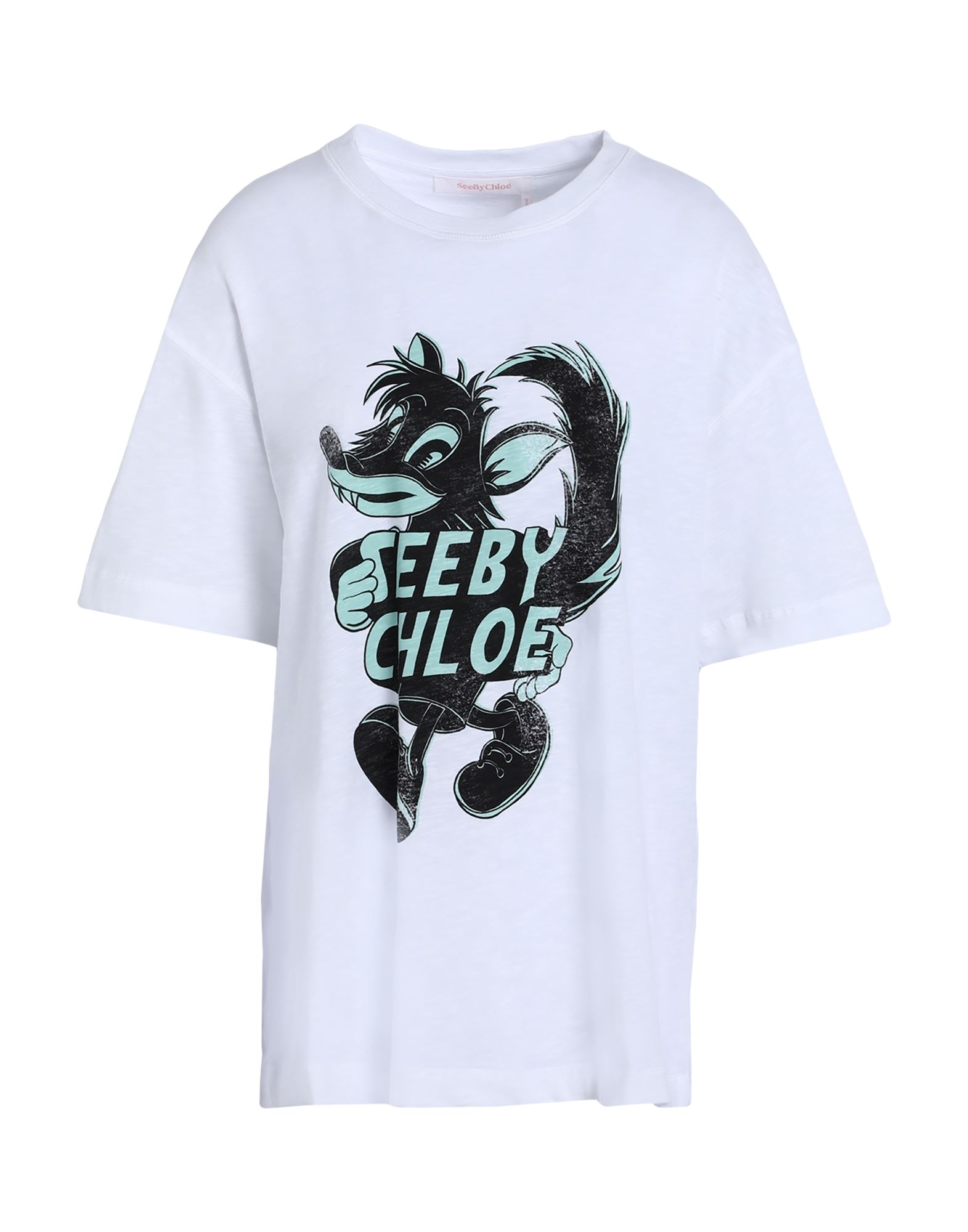 SEE BY CHLOÉ T-shirts Damen Weiß von SEE BY CHLOÉ