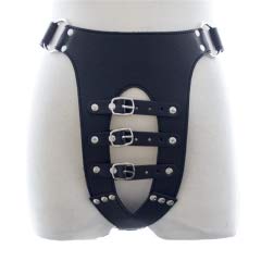 SEE-X® Herren Riemen-Tanga mit Penis-Schnallen, BDSM Bondage Fetisch Slip für Männer Penisfixierung, String, erotische Unterwäsche Mod-Nr 9038 von SEE-X