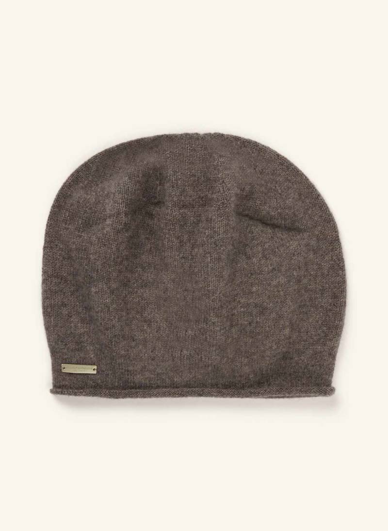 Seeberger Cashmere-Mütze Baske beige von SEEBERGER