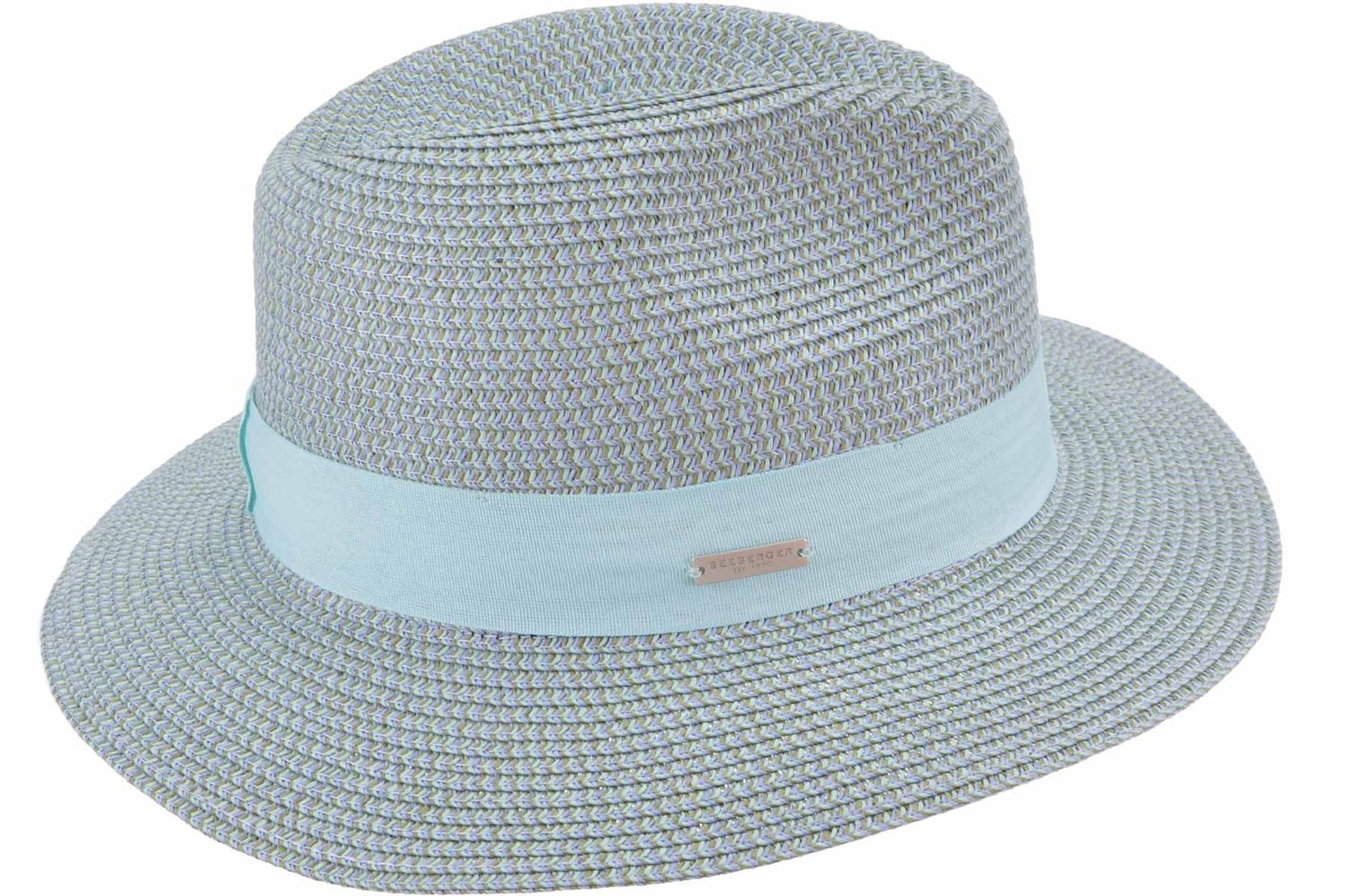 Seeberger knautschbarer Borten-Sommerhut Fedora mit UV-Schutz 30 von SEEBERGER