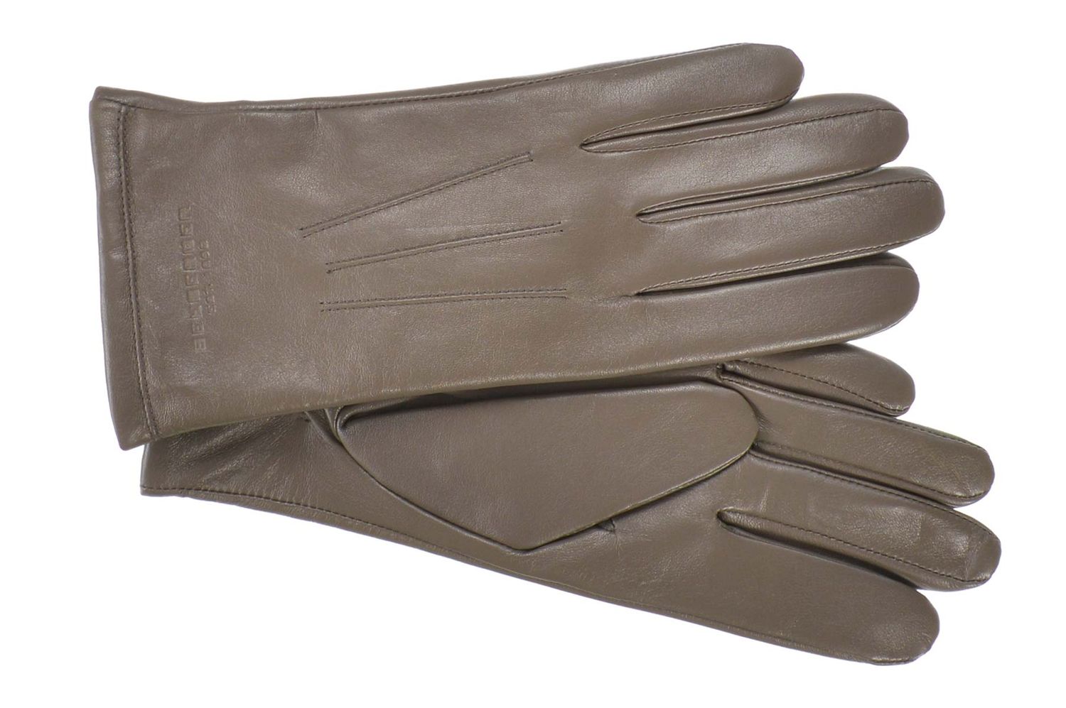 Seeberger warme Glattleder Handschuhe mit Woll-Kaschmir-Futter von SEEBERGER