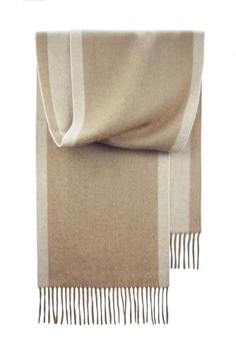 Schal aus 100% Kaschmir – warmer, weicher doppelseitiger Wendeschal im Ombré-Stil, Geschenk für Männer und Frauen von SEECOSY