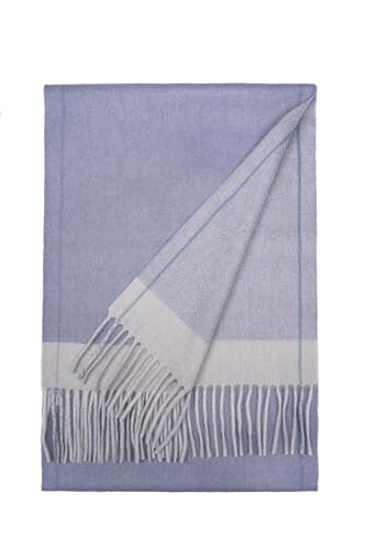 SEECOSY Schal aus 100% Kaschmir – warmer, weicher doppelseitiger Wendeschal im Ombré-Stil, Geschenk für Männer und Frauen von SEECOSY