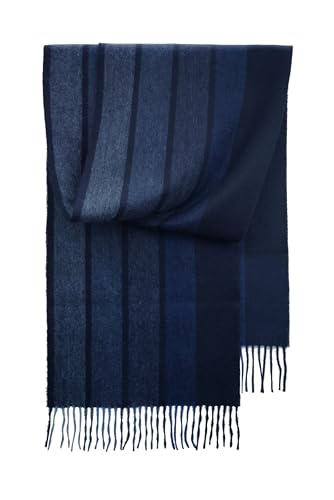 SEECOSY Schal aus 100% Kaschmir – warmer, weicher doppelseitiger Wendeschal im Ombré-Stil, Geschenk für Männer und Frauen von SEECOSY