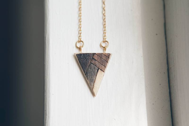 Gebeiztem Holz-Kette Gebeiztem Holz-Kette von SEEDSbyhannah