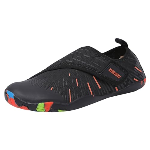 SEEGOU Leichte Badeschuhe für Damen und Herren, Tauch- und Strandschuhe, Outdoor-Barfuß-Tauchschuhe, Schwimmen, Waten, Strandschuhe, Regenstiefel Gel Max Schuhe Damen (Orange, 35) von SEEGOU