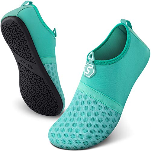 SEEKWAY Wasserschuhe Damen Herren Aqua Schuhe Quick-Dry rutschfest für Strand Schwimmen Fluss Pool See surfen SK001 von SEEKWAY