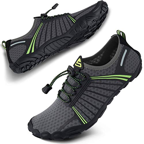 SEEKWAY Wasserschuhe Damen Herren Erwachsene Quick-Dry Aquaschuhe Barfuß für Strand Schwimmen Fluss Pool See Wandern Kajakfahren Surfen SP001 36EU von SEEKWAY