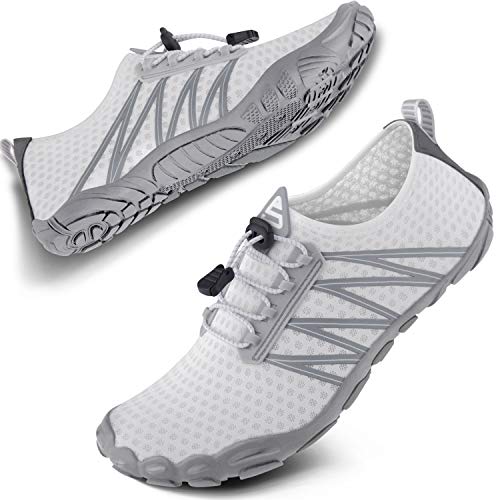 SEEKWAY Wasserschuhe Damen Herren Erwachsene Quick-Dry Aquaschuhe Barfuß für Strand Schwimmen Fluss Pool See Wandern Kajakfahren Surfen SP001 43EU von SEEKWAY