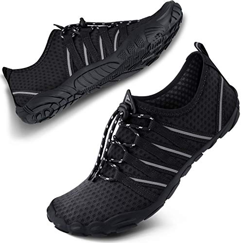 SEEKWAY Wasserschuhe Damen Herren Erwachsene Quick-Dry Aquaschuhe Barfuß für Strand Schwimmen Fluss Pool See Wandern Kajakfahren Surfen SP001 36EU von SEEKWAY