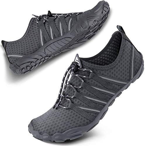 SEEKWAY Wasserschuhe Damen Herren Erwachsene Quick-Dry Aquaschuhe Barfuß für Strand Schwimmen Fluss Pool See Wandern Kajakfahren Surfen SP001 45EU von SEEKWAY