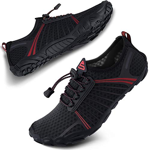 SEEKWAY Wasserschuhe Damen Herren Erwachsene Quick-Dry Aquaschuhe Barfuß für Strand Schwimmen Fluss Pool See Wandern Kajakfahren Surfen SP001 37EU von SEEKWAY