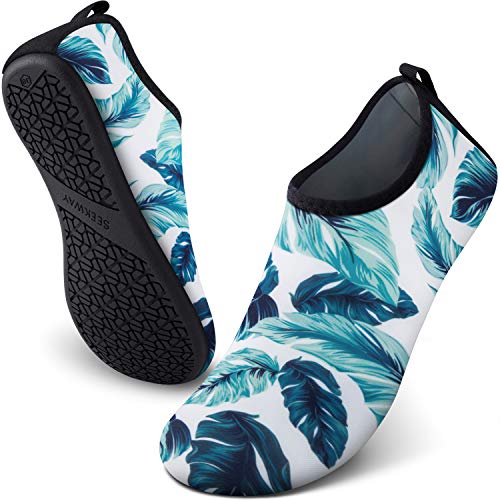 SEEKWAY Wasserschuhe Damen Herren Aqua Schuhe Quick-Dry rutschfest für Strand Schwimmen Fluss Pool See surfen SK001 von SEEKWAY