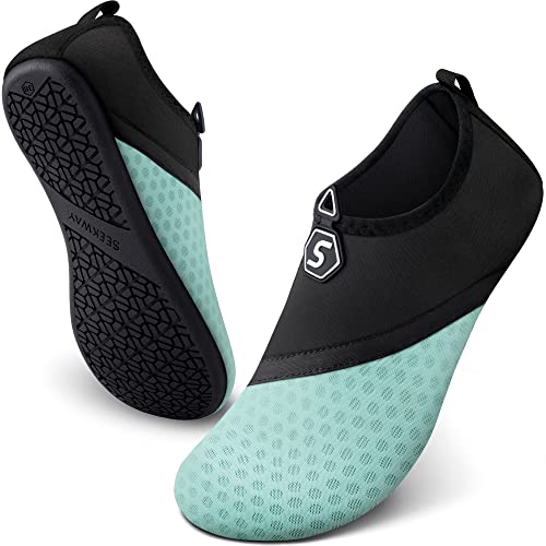 SEEKWAY Wasserschuhe Damen Herren Aqua Schuhe Quick-Dry rutschfest für Strand Schwimmen Fluss Pool See surfen SK001 von SEEKWAY