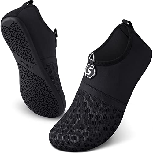 SEEKWAY Wasserschuhe Damen Herren Aqua Schuhe Quick-Dry rutschfest für Strand Schwimmen Fluss Pool See surfen SK001 von SEEKWAY