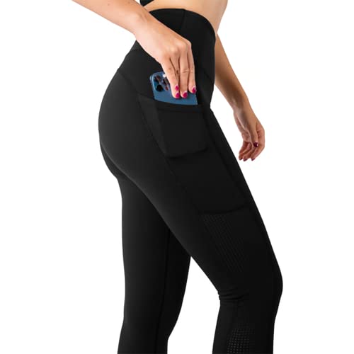 SEEMLY Hohe Taille Leggings mit Taschen für Bauchkontrolle | Atmungsaktive Yogahosen 01 Stück, Schwarz, Groß SEEMLY Hohe Taille Leggings mit Taschen für Bauchkontrolle | Atmungsaktive Yogahosen 01 Stück, Schwarz, Groß von SEEMLY