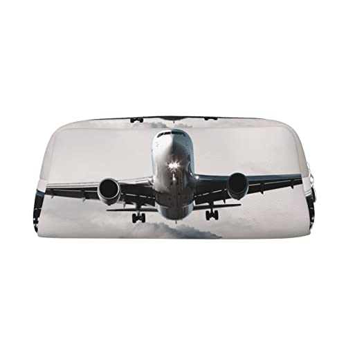 SEFZCXDN Federmäppchen mit Flugzeug-Kunstdruck, Schreibwaren-Beutel, Mehrzweck-Reise-Kosmetiktasche, silber, Einheitsgröße, Kosmetikkoffer SEFZCXDN Federmäppchen mit Flugzeug-Kunstdruck, Schreibwaren-Beutel, Mehrzweck-Reise-Kosmetiktasche, silber, Einheitsgröße, Kosmetikkoffer von SEFZCXDN