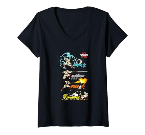 Damen Shinobi: Art of Vengeance - Angriff T-Shirt mit V-Ausschnitt Damen Shinobi: Art of Vengeance - Angriff T-Shirt mit V-Ausschnitt von SEGA