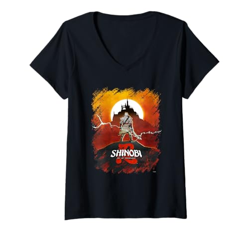 Damen Shinobi: Art of Vengeance - Über den Berg T-Shirt mit V-Ausschnitt Damen Shinobi: Art of Vengeance - Über den Berg T-Shirt mit V-Ausschnitt von SEGA