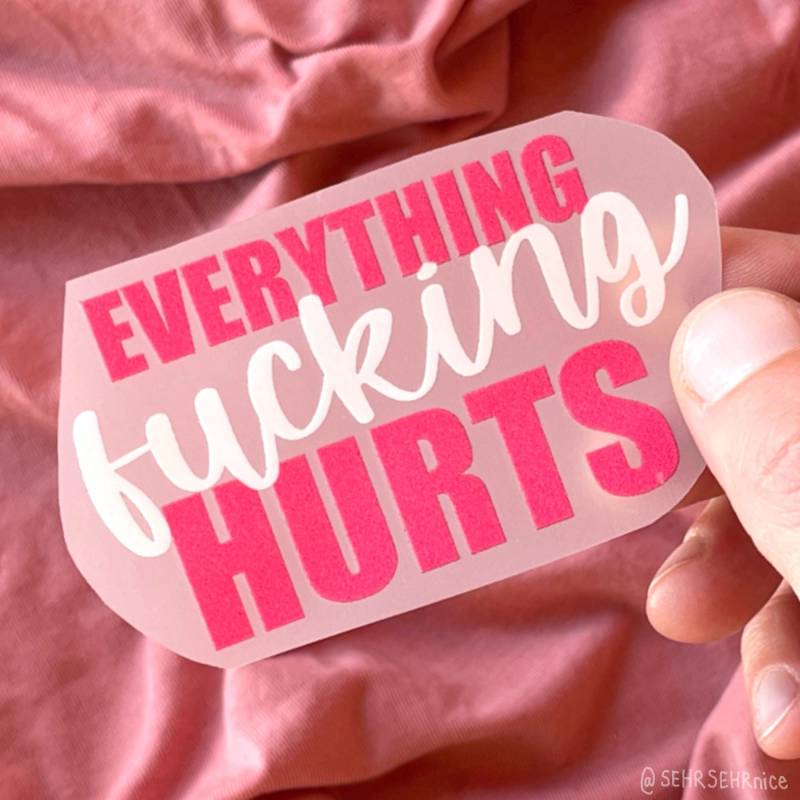 Bügelbild Mit Spruch - Lustige Applikation Für Erwachsene Und Sportlerinnen Oeko-Tex Zertifizierte Tinte Bis 60 Grad Waschbar Bügelbild Mit Spruch - Lustige Applikation Für Erwachsene Und Sportlerinnen Oeko-Tex Zertifizierte Tinte Bis 60 Grad Waschbar von SEHRSEHRnice