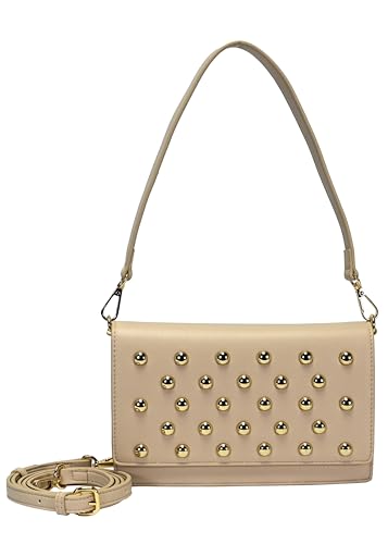 SEIDENFELT Damen-Clutch BYKLE Crossbag 3016-dark-beige von SEIDENFELT MANUFAKTUR