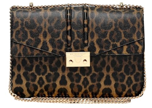 SEIDENFELT Damen-Sadle-Bag ROROS Flap-Bag-leo brown von SEIDENFELT MANUFAKTUR