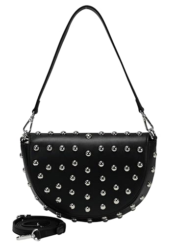 SEIDENFELT Damen-Umhängetasche BYKLE Saddlebag 1001-schwarz von SEIDENFELT MANUFAKTUR