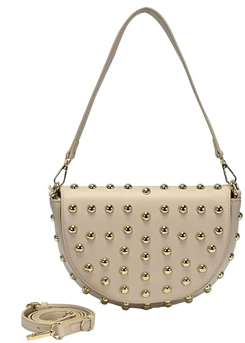 SEIDENFELT Damen-Umhängetasche BYKLE Saddlebag 3016-dark-beige von SEIDENFELT MANUFAKTUR