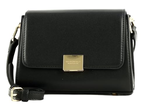 Seidenfelt Ellanda - Umhängetasche 20 cm black/gold von Seidenfelt Manufaktur