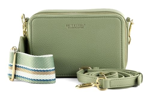 SEIDENFELT MANUFAKTUR Falun Svedala Crossbody Bag M Cool Sage/Gold von SEIDENFELT MANUFAKTUR