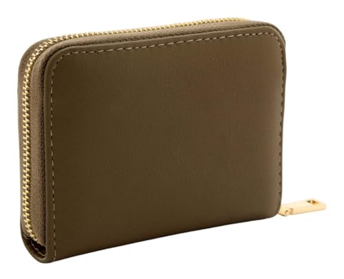 SEIDENFELT MANUFAKTUR Geldbörse Ylva Wallet Khaki Green braun von SEIDENFELT MANUFAKTUR