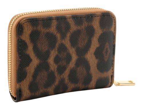 SEIDENFELT MANUFAKTUR Geldbörse Ylva Wallet Leo Brown braun von SEIDENFELT MANUFAKTUR