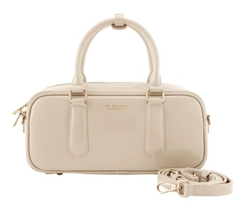 SEIDENFELT MANUFAKTUR Handtasche Umhängetasche Arvaja Bowling Bag Stone beige von SEIDENFELT MANUFAKTUR