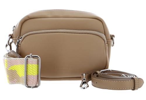 Seidenfelt Hede Crossbody - Umhängetasche 17 cm almond von SEIDENFELT MANUFAKTUR