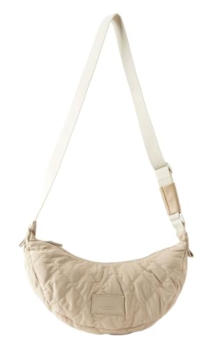 SEIDENFELT MANUFAKTUR Hetta Halfmoon Bag Chai Latte von SEIDENFELT MANUFAKTUR